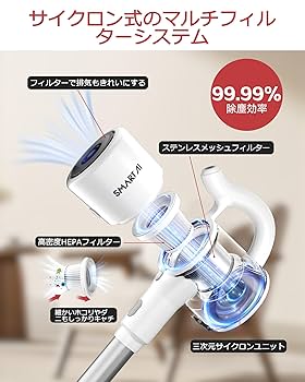 新品 アップグレード版39000pa強力吸引SmartAI掃除機コードレス充電式 Amazon | アップグレード版 39000pa強力吸引 SmartAI 掃除機